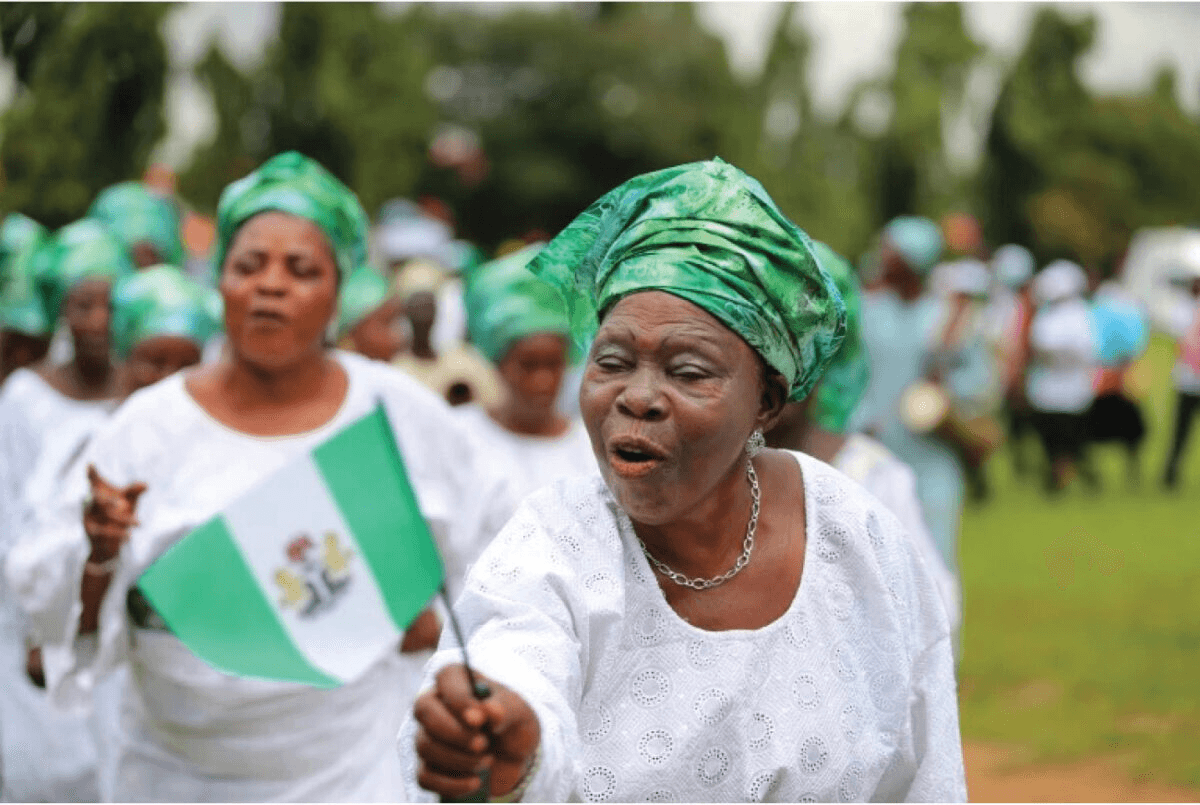Nigerian citizens participating in governance